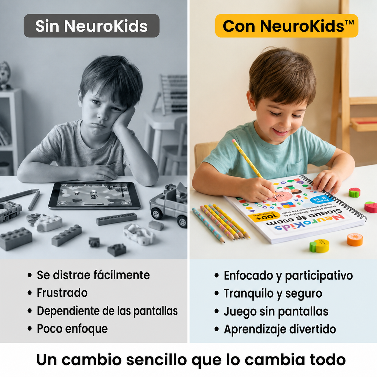 NeuroKids™: +100 Actividades para Activar la Atención, el Enfoque y el Aprendizaje de tu Hijo